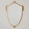 Global Views China Shield Mirror-Gold Leaf-Lg