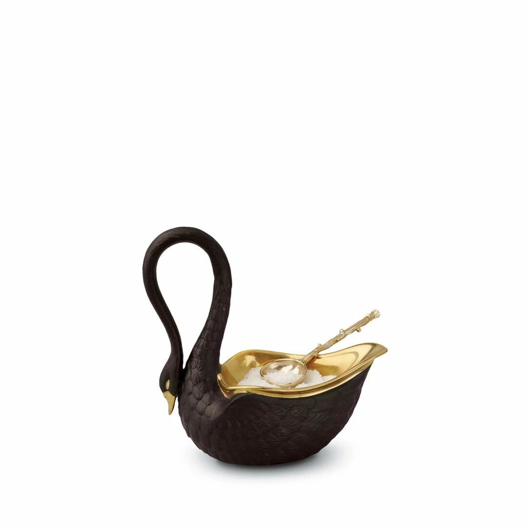 L'OBJET Swan Salt Cellar-Black 3 L'OBJET Swan Salt Cellar-Black