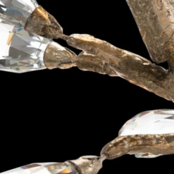 John Richard Budding Crystal Ten-Light Chandelier