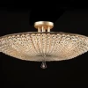 John Richard Beaded Crystal Six-Light Semiflush