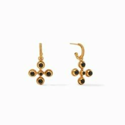Julie Vos Somerset Hoop & Charm Earring