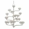 Currey And Company Agave Americana Chandelier Silver
