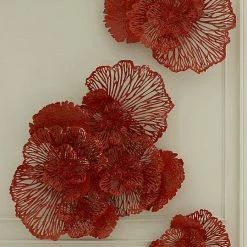 Phillips Collection Flower Wall Art Coral 9 Phillips Collection Flower Wall Art Coral