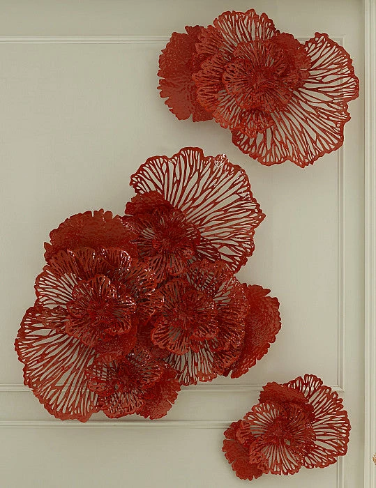 Phillips Collection Flower Wall Art Coral 6 Phillips Collection Flower Wall Art Coral