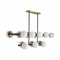 Arteriors Wahlburg Two Tiered Chandelier