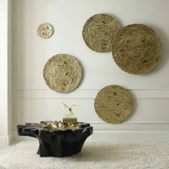 Phillips Collection Molten Disc Wall Art Gold Leaf