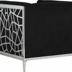 Chic House Forever Living Room Opal Velvet Chair