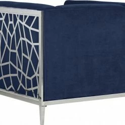 Chic House Forever Living Room Opal Velvet Chair