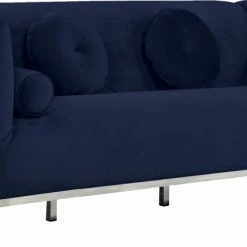 Chic House Forever Opal Velvet Sofa Living Room