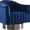 Chic House Forever Farrah Velvet Chair