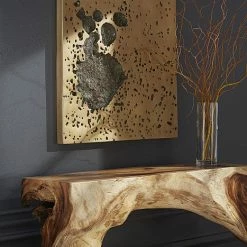 Phillips Collection Ink Splotch Square, Brass