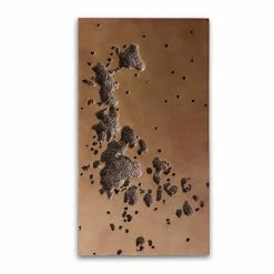 Phillips Collection Ink Splotch Rectangle, Brass