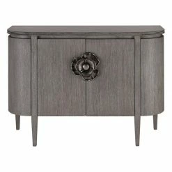 Currey And Company Briallen Demi-Lune, Winter Gray