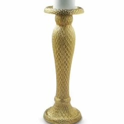 Julia Knight Florentine Gold 16" Candle Holder