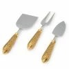 Julia Knight Florentine Gold Cheese Serving Set
