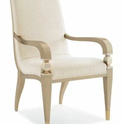 Caracole Dining Room FANFARE ARM CHAIR