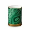 L'OBJET Malachite Pencil Cup