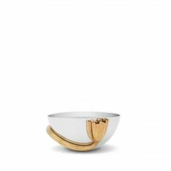 L'OBJET Deco Leaves Bowl