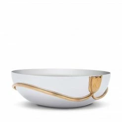L'OBJET Deco Leaves Bowl