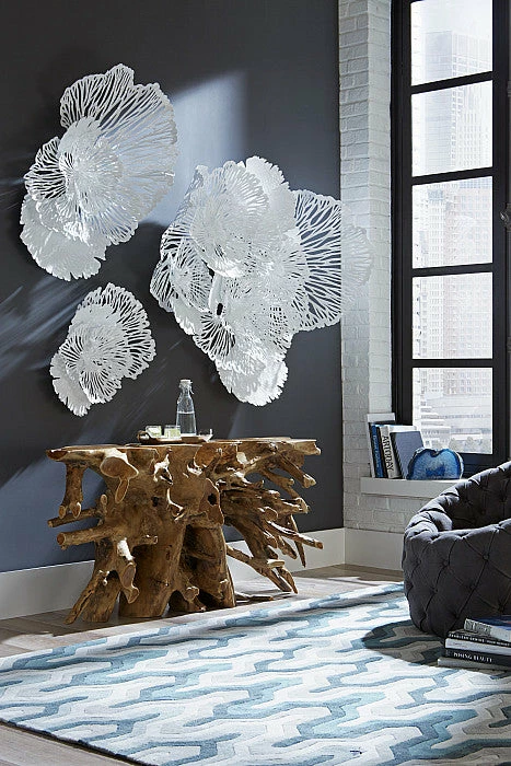 Phillips Collection Flower Wall Art White 3 Phillips Collection Flower Wall Art White