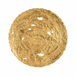 Phillips Collection Molten Disc Wall Art Gold Leaf