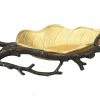 Chic House Forever Gold Leaf Dish With Branch