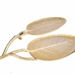 Chic House Forever Double Gold Leaf Dish