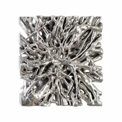 Phillips Collection Square Root Wall Art Silver Leaf