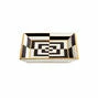 Jonathan Adler Op Art Square Tray