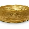 Julia Knight Rose 15" Platter Gold