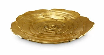 Julia Knight Rose 15" Platter Gold 3 Julia Knight Rose 15" Platter Gold