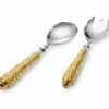 Julia Knight Florentine Gold Salad Serving Set