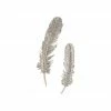 Phillips Collection Feathers Wall Art Silver Leaf, Set Of 2 2 Phillips Collection Feathers Wall Art Silver Leaf, Set Of 2