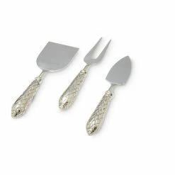 Julia Knight Florentine Silver Cheese Serving Set