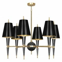 Jonathan Adler Versailles Chandelier With Painted Shade