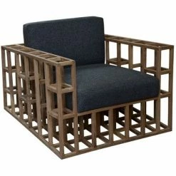 NOIR Quadrant Chair, Unfinished Walnut