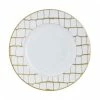 Prouna Alligator Gold-White Dinner Plate 1 Prouna Alligator Gold-White Dinner Plate