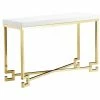 Chic House Forever Sofia Console Table White