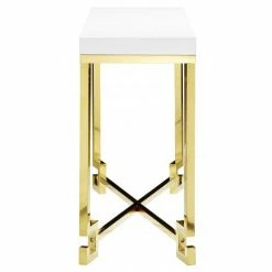 Chic House Forever Sofia Console Table White